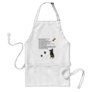 German Shepherd Property Laws Apron