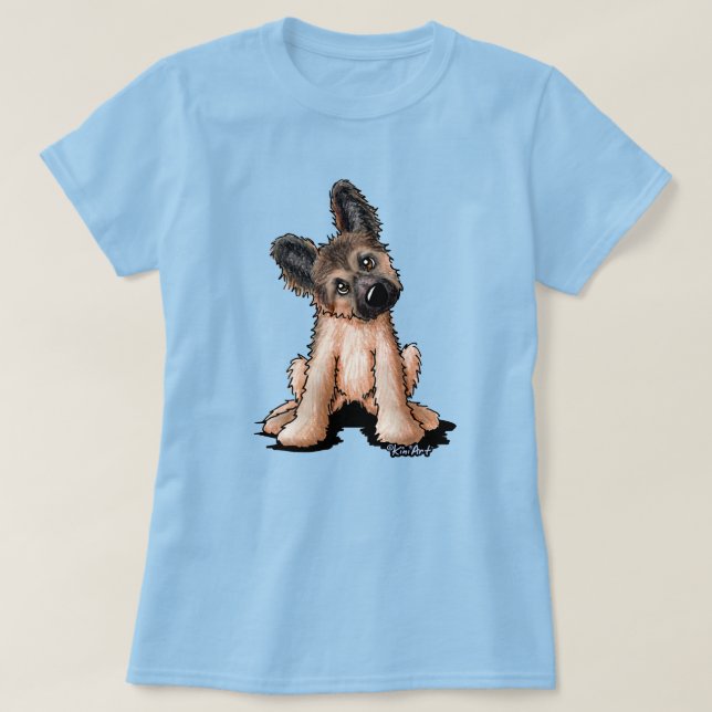 German Shepherd Pup T-Shirt (Design Front)