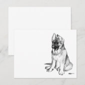 German Shepherd Puppy (Front/Back)