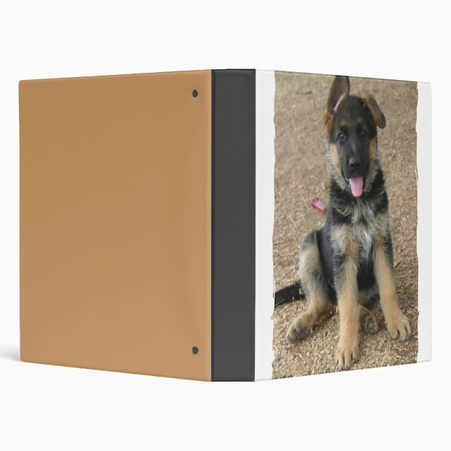 German Shepherd Puppy Binder (Background)