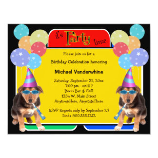 German Birthday Invitation Cards 2