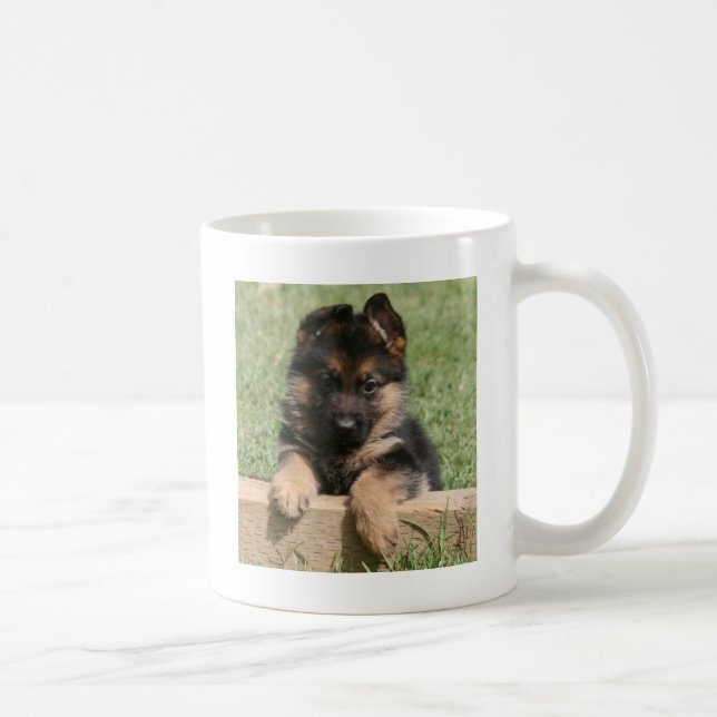 German Shepherd Puppy Coffee Mug (Right)