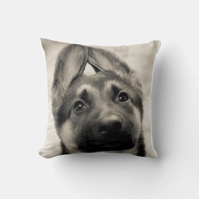 German Shepherd Puppy cushion (Front)