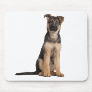 German Shepherd Puppy Dog Computer Mousepad