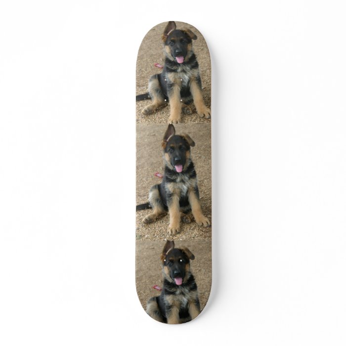 German Shepherd Puppy Dog Skateboard