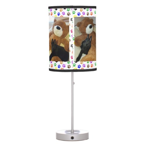 German Shepherd Puppy  Giant Teddy Bear ZKA Table Lamp