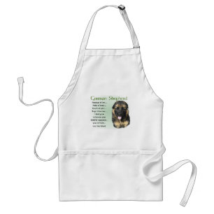 German Shepherd Puppy Gifts Adult Apron