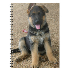 German Shepherd Puppy Notebook