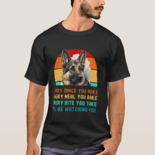German Shepherd Puppy or Alsatian Dog Mom Dad Mama T-Shirt
