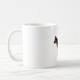 German Shepherd Red Black Blanket Coffee Mug
