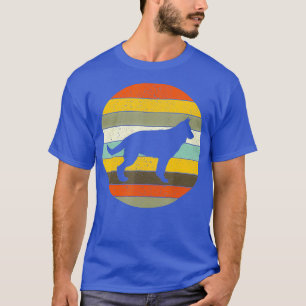 German Shepherd Retro Style Men Women and Kids Gif T-Shirt