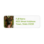 German Shepherd Return Address Label