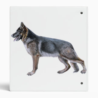 German Shepherd ring binder
