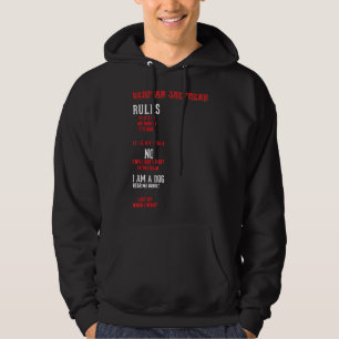 German Shepherd Rules German Shepherd Owner Dog Hoodie