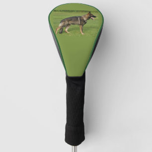 German Shepherd Sable Full Golf Head Cover