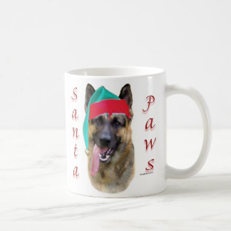 German Shepherd Santa Paws Coffee Mug