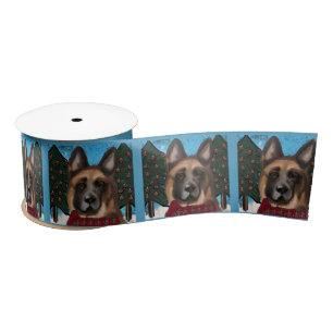 German Shepherd Satin Ribbon
