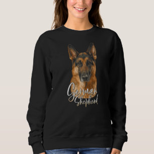 German Shepherd Sharp Dog Dogs Sweatshirt