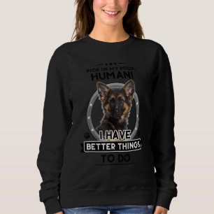 German Shepherd Shepard Dog Mom Dad Joke Pet Tee 3