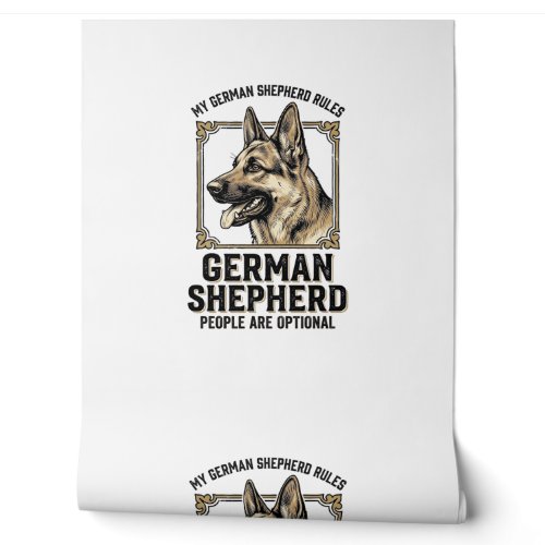 German Shepherd Shirt for Dog Lovers Vintage Engra Wallpaper