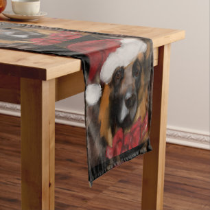 German Shepherd Short Table Runner