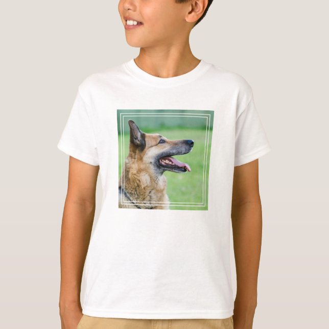 German Shepherd Side Portrait T-Shirt (Front)