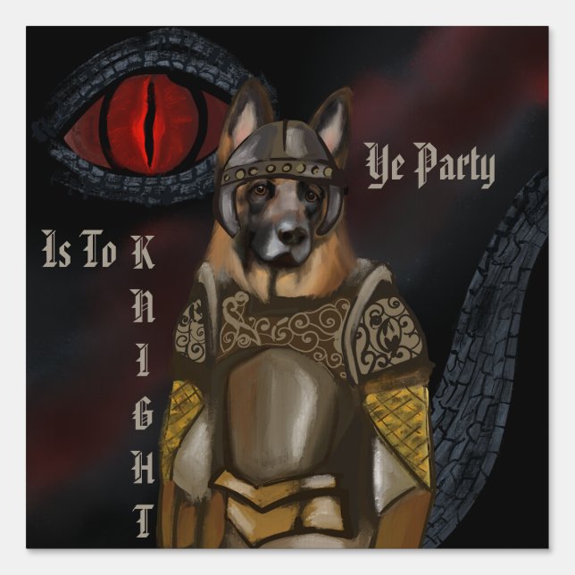 German Shepherd Sign (Front)