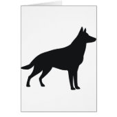 German Shepherd Silhouette (Front)