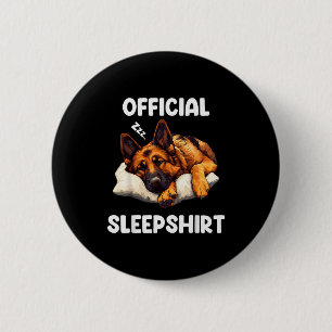 German Shepherd Sleepshirt Dog Lover Pajamas Button