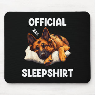German Shepherd Sleepshirt Dog Lover Pajamas Mouse Pad