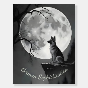 German Shepherd Sophistication Foam Board