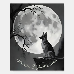 German Shepherd Sophistication Foam Board