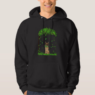 German Shepherd St Patricks Day Irish Shamrock Dog Hoodie