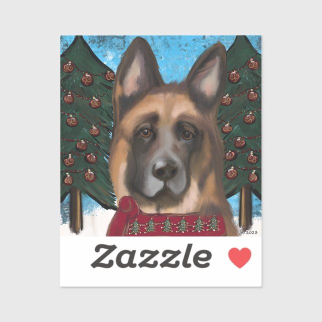 German Shepherd  Sticker (Sheet)