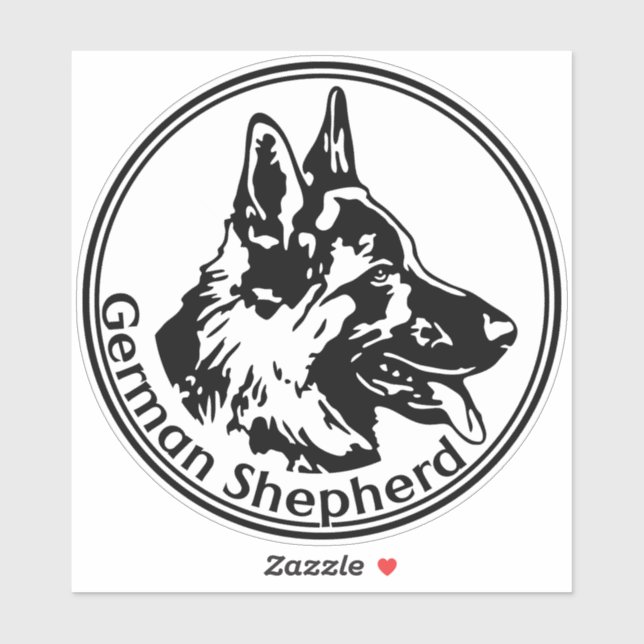 German Shepherd Sticker (Sheet)