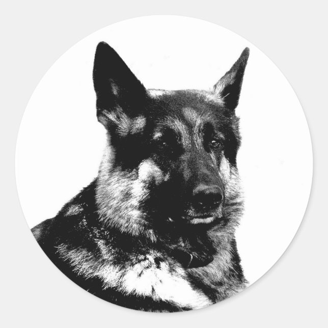 German shepherd sticker (Front)