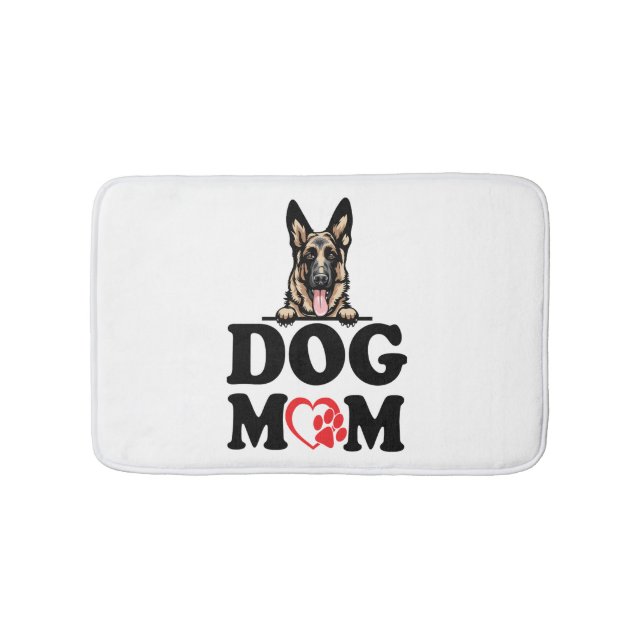 German Shepherd Stickers - German Shepherd Dog Mom Bath Mat (Front)