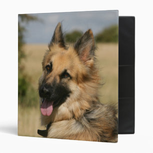German Shepherd Sticking Tongue Out Binder
