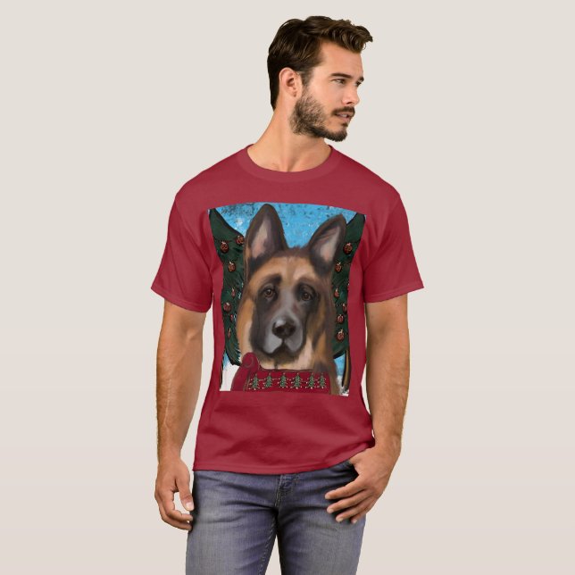 German Shepherd  T-Shirt (Front Full)