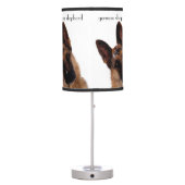 German Shepherd Table Lamp (Back)