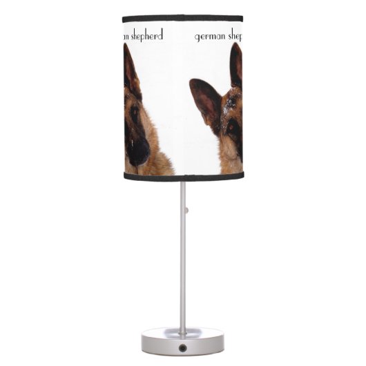 German Shepherd Table Lamp (Back)