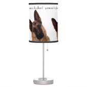 German Shepherd Table Lamp (Left)