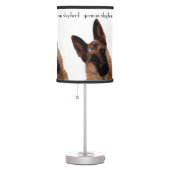 German Shepherd Table Lamp (Right)