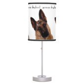 German Shepherd Table Lamp (Front)