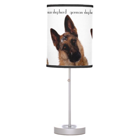 German Shepherd Table Lamp (Front)