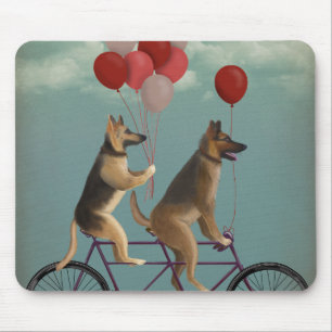 German Shepherd Tandem Mouse Pad
