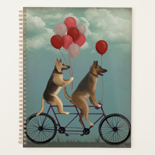 German Shepherd Tandem Planner (Front)