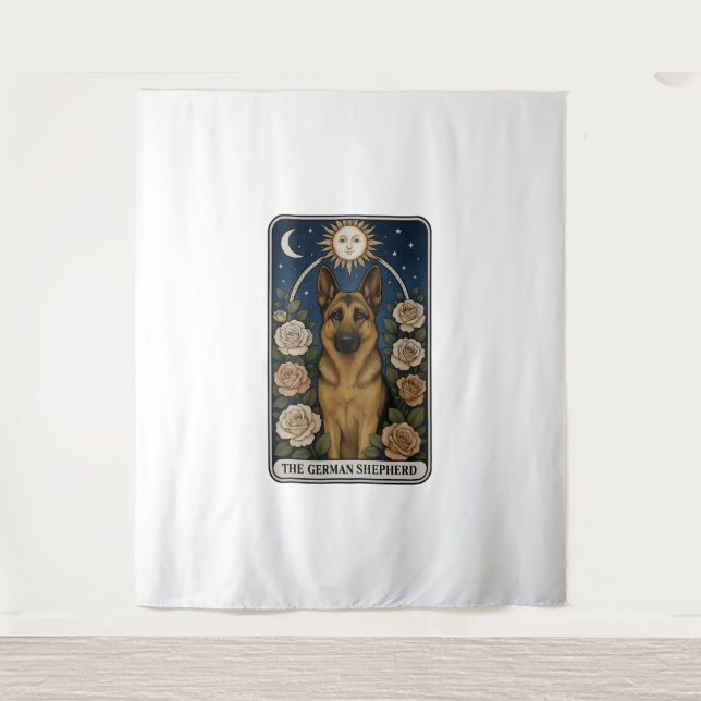 German Shepherd Tapestry (Front)