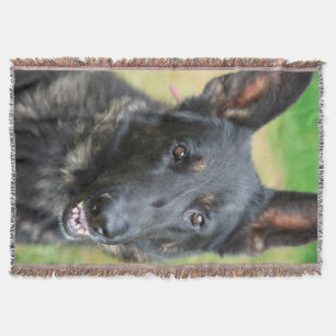 German Shepherd Throw Blanket