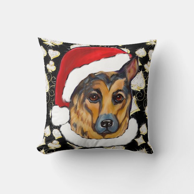 GERMAN SHEPHERD THROW PILLOW (Front)